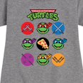 thumbnail image 3 of Teenage Muntant Ninja Turtle - Turtles Character Grid - Toddler And Youth Girls Fleece Dress, 3 of 5