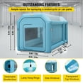 thumbnail image 4 of VEVOR Portable Inflatable Paint Booth, 13 x 8 x 8ft Inflatable Spray Booth, Car Paint Tent w/ Air Filter System & 2 Blowers, Upgraded Blow Up Spray Booth Tent, Auto Paint Workstation Motorcycle Garage, 4 of 9