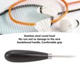 thumbnail image 3 of Racquet Stringing Straight Awl, Stainless Steel Comfortable Hand Feeling Sandalwood Handle Racquet Threading Awl  for Badminton Racket, 3 of 7