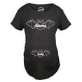thumbnail image 4 of Maternity Mama Bat Baby Bat Pregancy Tee Funny Halloween Baby Announcement Graphic Tee, 4 of 7