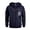 Navy, variant on Men's Flag Print Zip Up Hoodie with Arm Pocket, Casual Cardigan Style Sweatshirt, Large Size Fleece Jacket for Independence Day, Christmas, Outdoor Enthusiasts,Camel,M