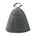 thumbnail image 1 of Protection Soft Solid Hat Felt Wool Cap Felt Shower Cap Anti Heat Cap Sauna Hat, 1 of 9