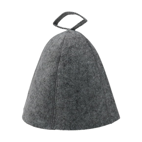 Feimier Protection Soft Solid Hat Felt Wool Cap Felt Shower Cap Anti Heat Cap Sauna Hat, for Garden, Garden Accessories