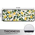 thumbnail image 5 of Kitchen Rugs Sets Of 2,Yellow Lemon Fruit Flowers White Pattern Anti Fatigue Kitchen Mat Rugs Non Slip Washable,Decorative Kitchen Floor Mats for Kitchen,Sink,Laundry,17"x47"+17"x47", 5 of 5