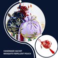 thumbnail image 4 of keepw Sachet Bag Traditional Chinese Style Delicate Bags with Tassel Retro Pouch Pendant Printing Pattern Party Favor Ornament Red Type 1, 4 of 6