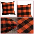 thumbnail image 3 of Juego de 4 fundas de almohada decorativas de Halloween para interior y exterior, fundas de almohada de calabaza de otoño, fundas de cojín decorativas para sofá de casa, 3 of 5