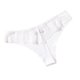 thumbnail image 1 of Minnieouse Bragas de tiro bajo, tanga, bragas sin costuras, diseño de encaje, sexy, atractiva, mano de obra fina, elasticidad, ropa de dormir para mujer Ropa interior Blanco XXL Minnieouse AP019044-12, 1 of 6