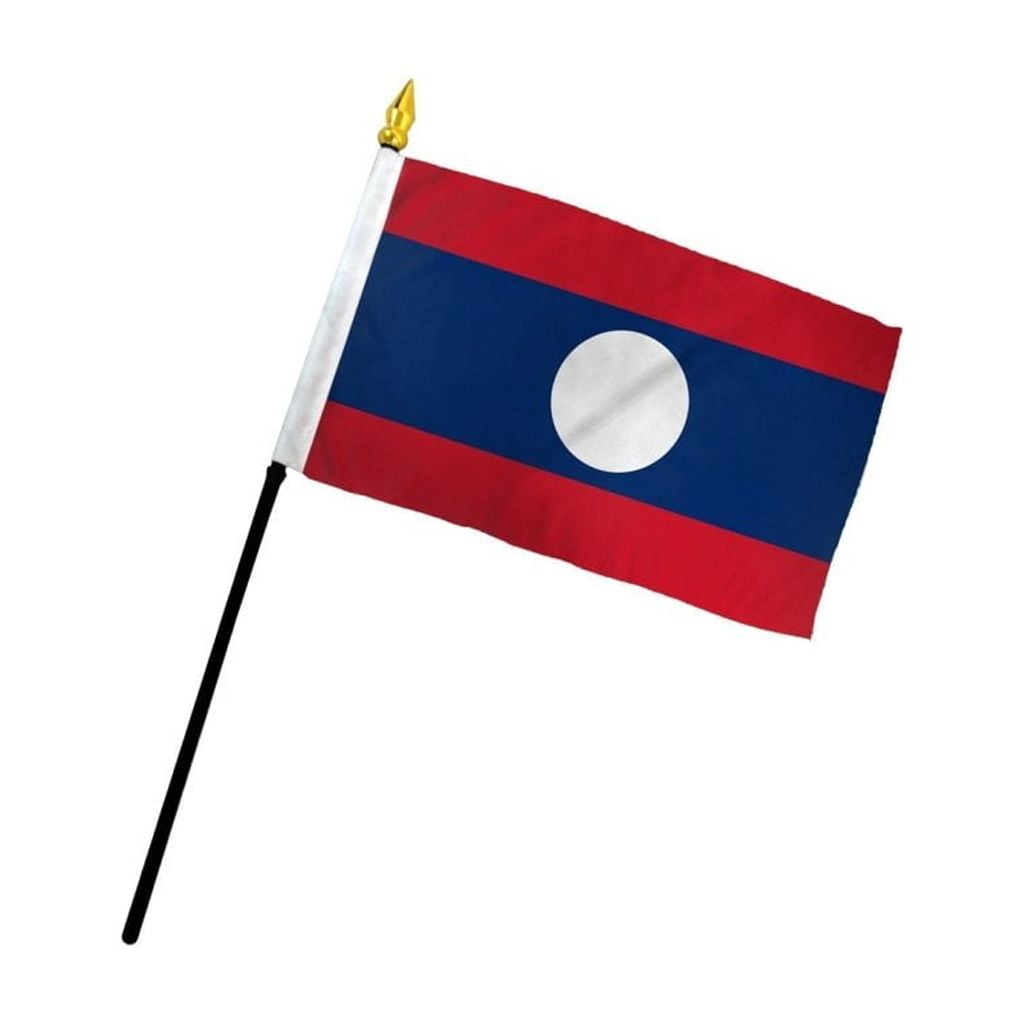 Sourcing Map Drapeau Rouge Bâton, Main Tenu Petit Mini