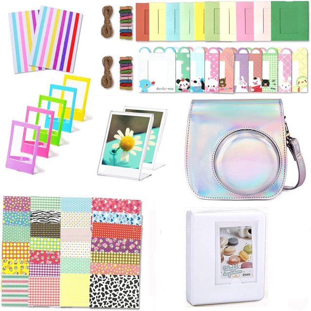Kit de accesorios para cámara 10 en 1, bolsa para cámara instantánea Instax Mini 12/11/9