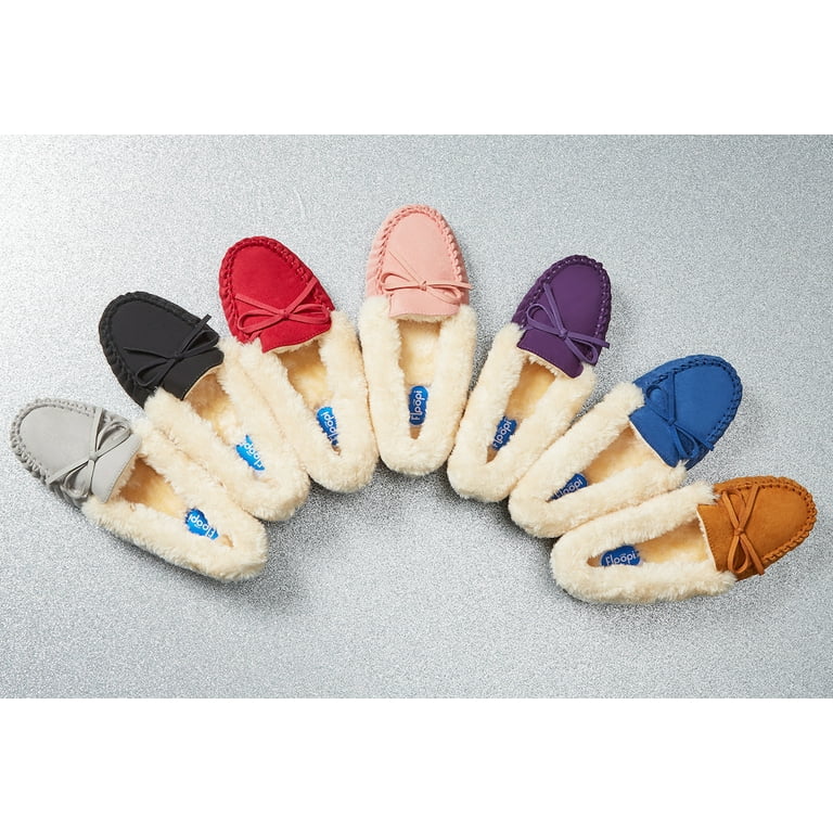 Floopi womens moccasin slippers deals