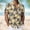 Brown, variant on Palm Trees Hawaiian Shirts Summer Beach Wedding Party Vacation Tops Casual Short Sleeve Button Down Shirts Hawaiian Tropical Shirt Multicolor XXXL