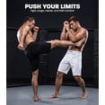 thumbnail image 5 of Exxact Sports Pro MMA Shorts, No-Gi BJJ Jiu Jitsu Shorts for Men, Boxing, UFC, Cross Training, Kickboxing & Grappling Shorts (Red USA, Adult Medium), 5 of 7