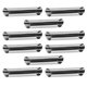 thumbnail image 2 of EeaseMX 20 moldes de acero inoxidable para croissants daneses, herramientas para hornear croissants (plateados), 2 of 7