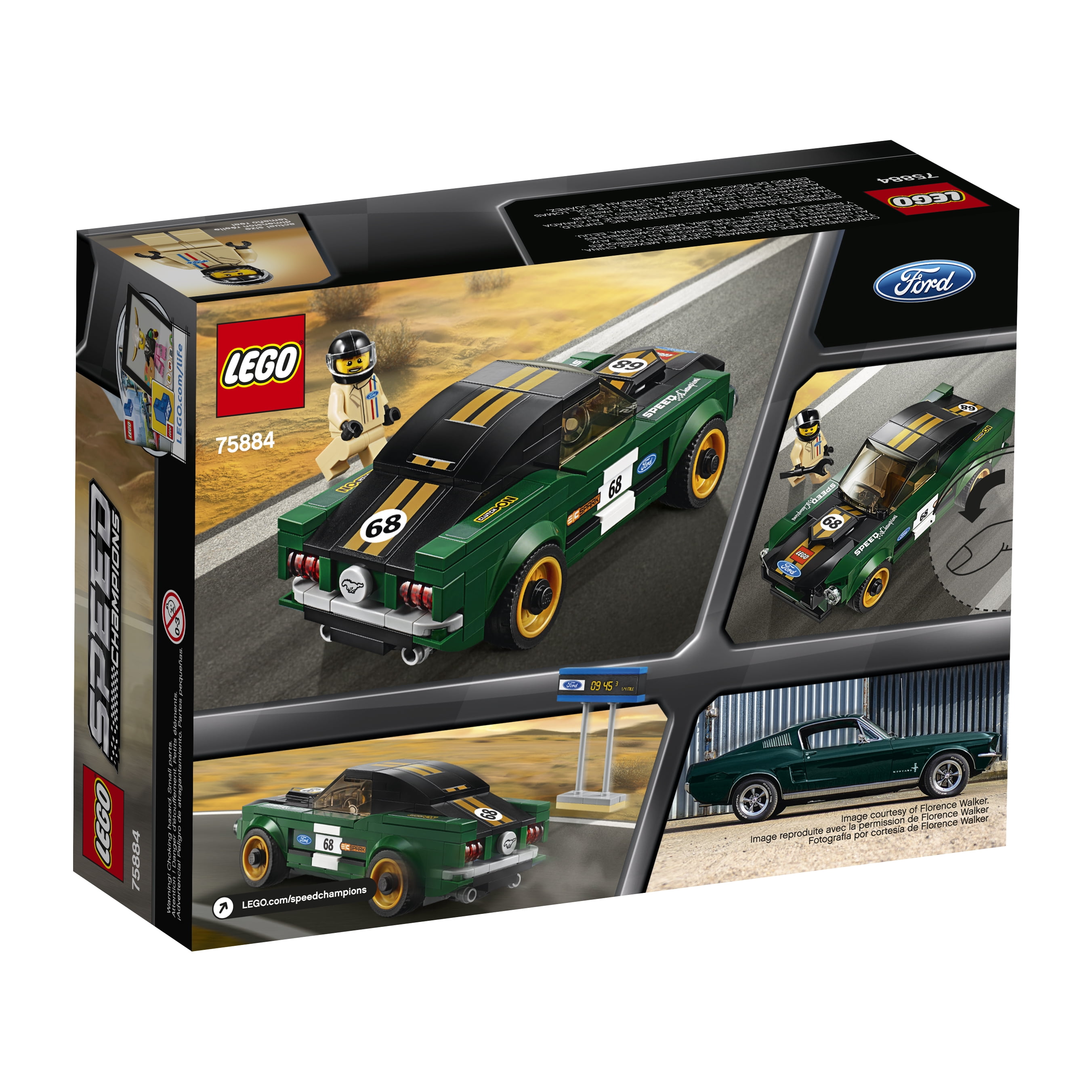 lego 75884 speed champions 1968 ford mustang fastback