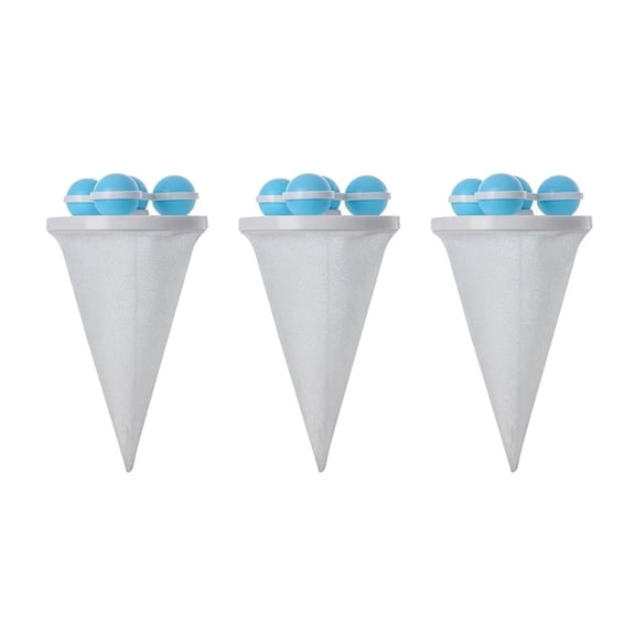 3PCS Reusable Hair Filter Cleaner for Laundry Mesh Lint Filter for Washing Machine Lint Catcher for Pet H