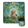 thumbnail image 2 of HELLHERO Foldable Polyester Fabric Sewing Machine Pad Dustproof Durable to Keep Sewing Accessories Sewing Machines Pad with 4 Pockets for Most Sewing Machines, 2 of 5