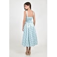 thumbnail image 3 of Vestido satinado floral Roman Fashion /Juvenil, 4753 (Azul cielo) azul cielo CH, 3 of 5