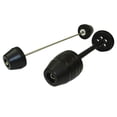 thumbnail image 2 of de rueda de horquilla de eje trasero delantero, accesorios de motocicleta, almohadilla de tapa deslizante, cubierta deslizante antichoque / Negro, 2 of 4