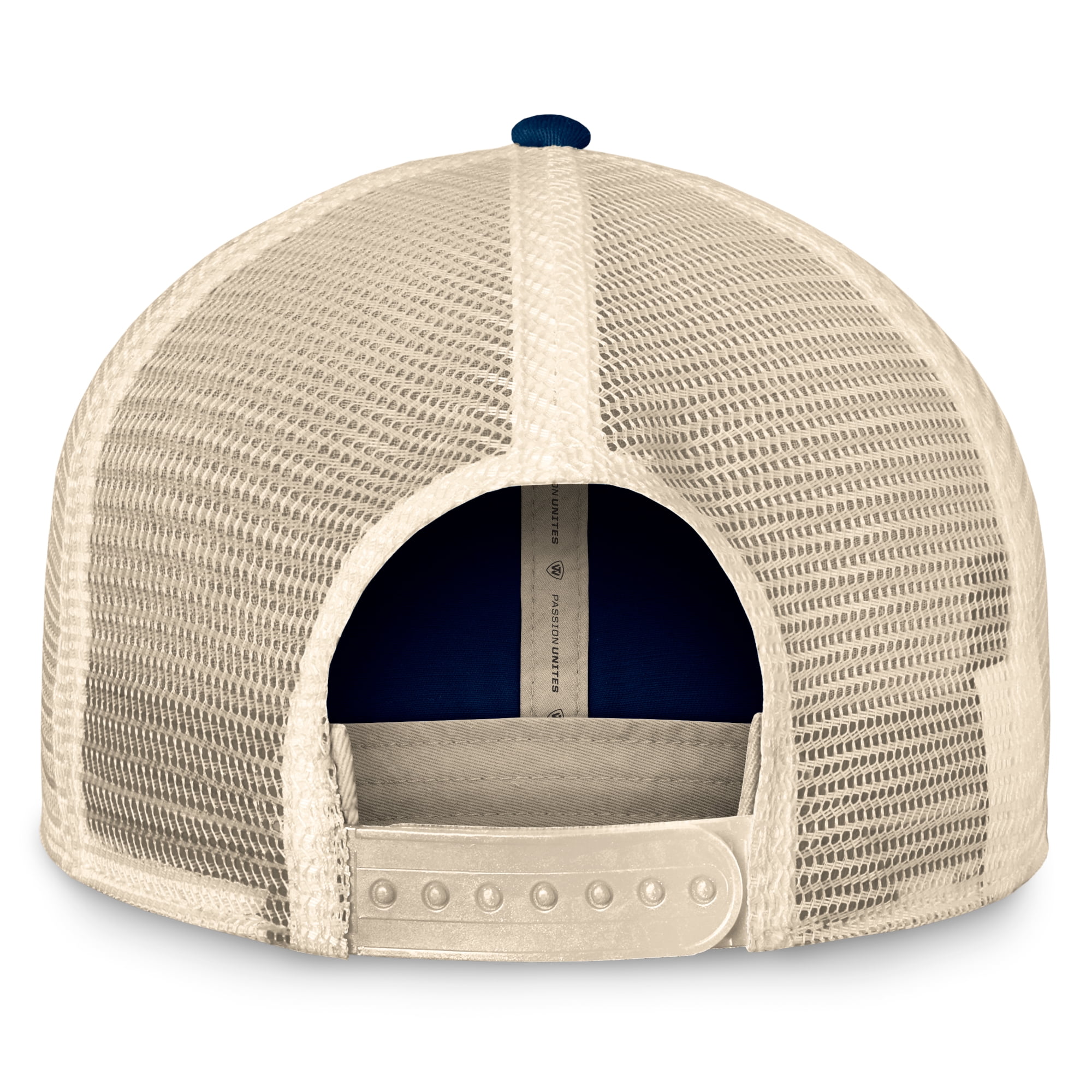 Men's Top of the World Navy Michigan Wolverines Heritage Waylon Trucker Adjustable Hat