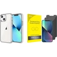 thumbnail image 2 of PYYNA-iPhone 13 Bumper Case and Tempered Glass Privacy Screen Protector Bundle, 2 of 4