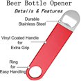 thumbnail image 1 of 1 Uds Couleur Rouge Ouvre-bouteilles De Bire, Cl De Bar Pour Barman, Simple Et Efficace Ouvre-bouteille Plat., 1 of 5