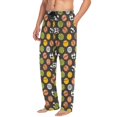 thumbnail image 5 of joogoo Men's Pajama Pants Soccer Balls Football-z1 Soft Long Sleep Lounge Pjs Bottoms M, 5 of 7