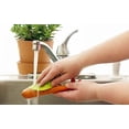 thumbnail image 3 of Vegetable Scrubber Brush : Double Sided Fruit and Vegetable Scrubber - Multi Use: Potato Scrubber - Carrot Brush - Trivet - Jar Opener - Coaster BPA Free - by Cestari Kitchen, 3 of 3