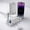 (C) Light Gray, variant on DeskBrick Silicone + Steel-Weighted Cord Holder for Desk. Weighted Cord Organizer & Cable Management for Desktop. Useful Phone Accessory & Cable Holder for Office, Home. No Adhesive. Black