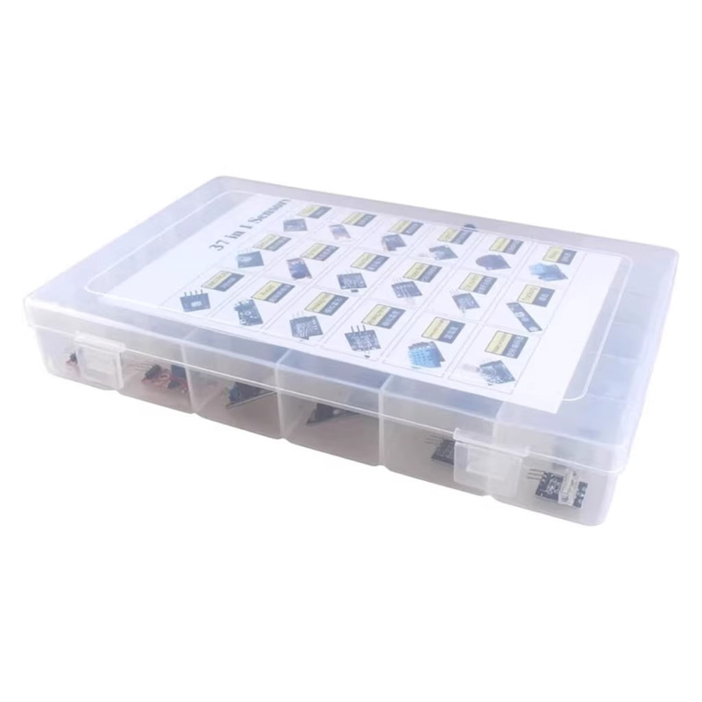 Complete Sensorings Starter Kits With 45 Essential Module For Robotics Coding Projects Contains Humidity Infrareds LED F