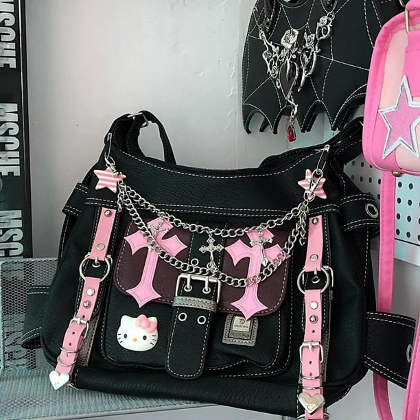 Hello Kitty deals Fushia Pink Valentine's Day Valentine Plaid Purse Collectors Purses