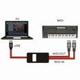 thumbnail image 3 of USB to MIDI Cable Converter 2 in 1 PC to Synthesizer Music Studio Keyboard, 3 of 9