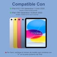 thumbnail image 3 of Funda con Teclado para iPad 10 Generación - Teclado Inalámbrico Desmontable de 7 Colores con Soporte para Lápiz para iPad A16 de 11 Pulgadas 2025, 10ª Generación 10.9 Pulgadas 2022, Azul Marino, 3 of 22