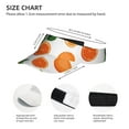 thumbnail image 4 of ZICANCN Sun Visors Hat for Women and Men, Love Oranges Fruit Beach Hats, Sports Hat for Golf Tennis Running, 4 of 7