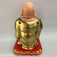 thumbnail image 3 of Cute Laughing Solar Powered Ornament Fortune Lucky Statue, 3 of 10