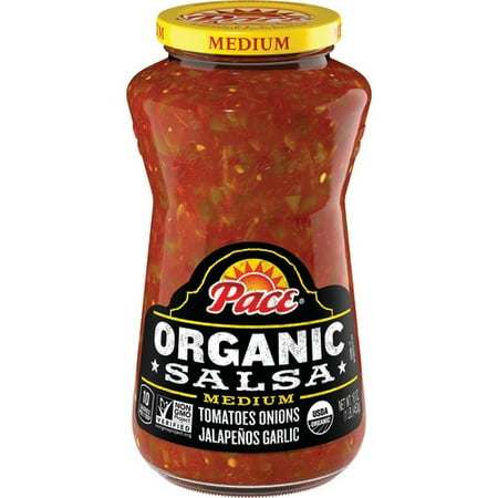- (3 Pack) Pace Organic Salsa Medium, 16 oz.