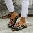 thumbnail image 2 of Women's Slippers Boho Bohemia Beach Walking Slip-On Sandals High quality, 2 of 5