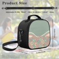 thumbnail image 5 of Uourmeti Retro Daisies Lightweight Insulated Lunch Bag for School Camping, Removable Shoulder Strap Cooler Tote Bag, 5 of 6
