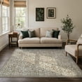 thumbnail image 2 of Lahome Washable 5'x7' Area Rug, Beige Vintage Floral Rugs for Living Room, Non-Slip Soft Low Pile Botanical Carpet with Birds for Bedroom Dining Room Office Decor, Neutral Beige, 2 of 12