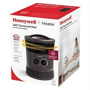 Honeywell Black 1500W Electric 2 Speed 360 Degree Fan Space Heater for Small Rooms