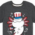 thumbnail image 3 of Instant Message - 4th of July Americana - Uncle Axolotl - Toddler & Youth Short Sleeve Graphic T-Shirt, 3 of 6