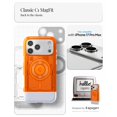 thumbnail image 2 of Funda de teléfono móvil Spigen Classic C1 MagFit para iPhone 17 Pro Max Tangerine, 2 of 7