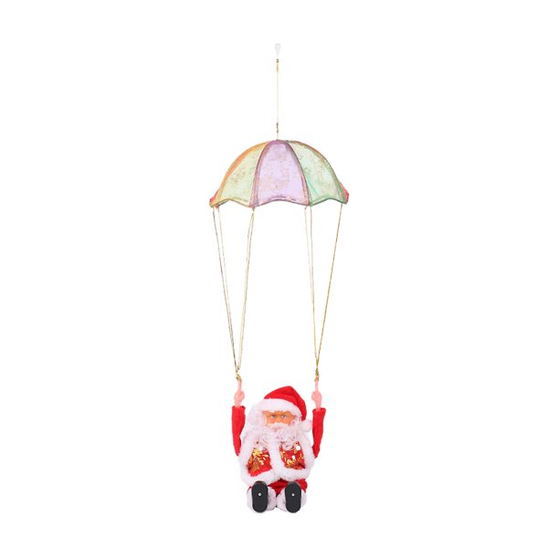 (1 paquete) adornos navideños de música eléctrica, adorno giratorio de Papá Noel, regalo de Navidad perfecto (pilas no incluidas)
