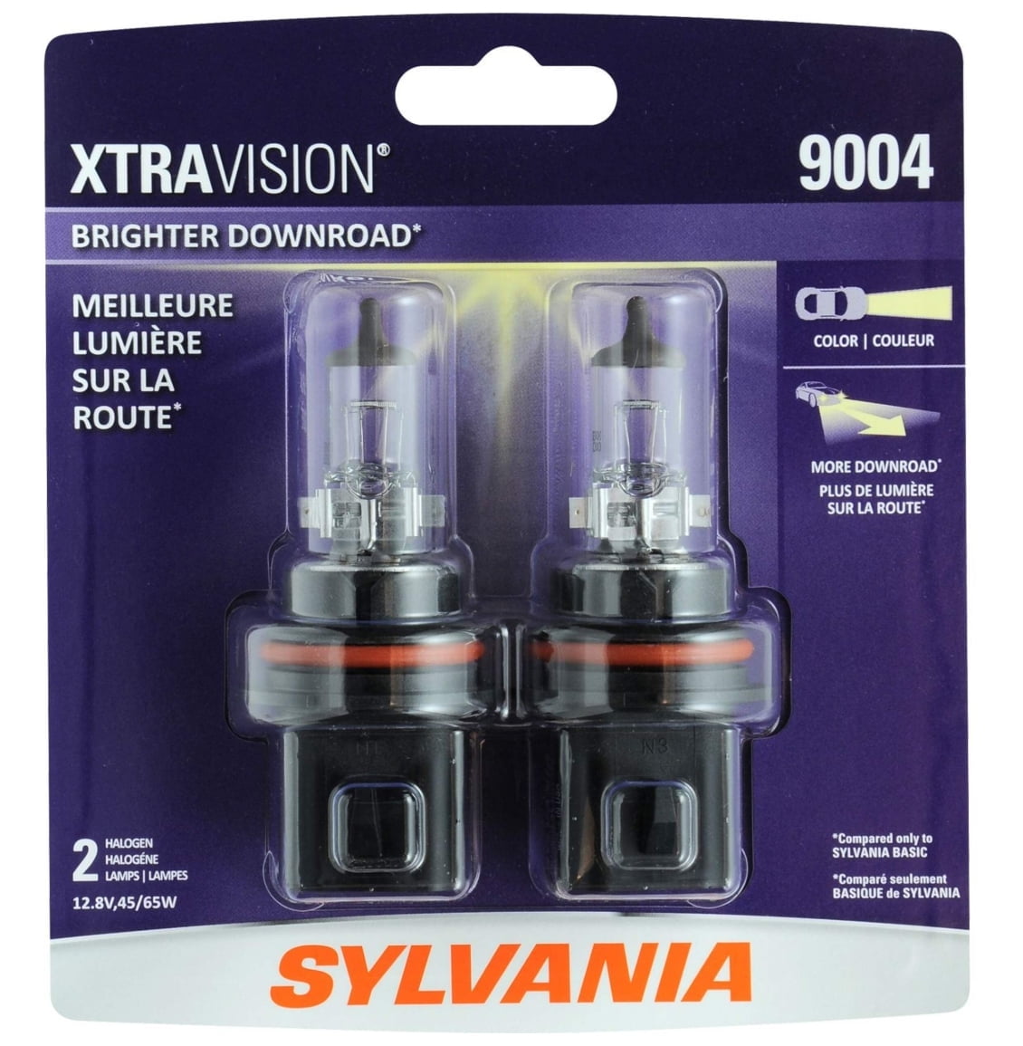 Sylvania H11 SilverStar zXe Gold Halogen Headlight Bulb, Pack of 2