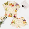 thumbnail image 4 of Various Fruits Pajamas Set Womens Loungewear Sleepwear 2 Piece PJ Sets, 4 of 7