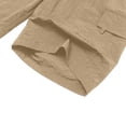 thumbnail image 4 of HappyYEE Men’s Elastic Waist Cargo Shorts, Loose Bermuda Shorts with Multi Pockets, Casual Outdoor Sports Bottoms XXL, 4 of 9