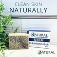 thumbnail image 3 of Zatural Neem Cleansing Bar 4oz -Ultra-Sensitive Skin-Soothing Therapy-Relieves Skin Irritation, Itching, Flaking, Dryness. (1 Bar), 3 of 6