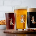 thumbnail image 4 of Welcome Fall English Setter Cozy Autumn Field Pumpkins Golden Leaves 16oz Pint Beer Glass Mug Dog Lover Beer Glasses Cup - 12013, 4 of 5