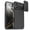 Black, variant on Moreoy Dual Layer Protective Case for iPhone 18 Pro with Built-in Slide Camera Lens Cover, Supports Wireless Charging, Hybrid Heavy Duty Shockproof Drop Protection Phone Shell,Blue