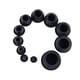 thumbnail image 1 of 10pcs 25-14mm Black Silicone Rubber Snap-on Hole Plug Blanking End Caps Seal Stopper Accessories Tool, 1 of 5