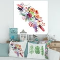 thumbnail image 2 of Designart ' Bouquet With Berries and Wildglowers ' Traditional Canvas Wall Art Print, 2 of 4